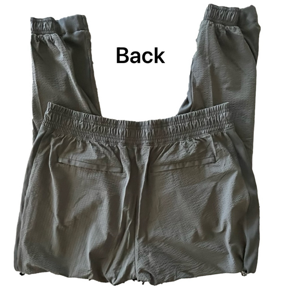 Athleta Brooklyn Jogger Textured Olive Green Size 14 - Picture 6 of 14